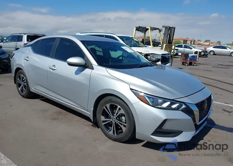 2022 Nissan Sentra Sv из США, поврежденный, VIN 3N1AB8CV2NY296093